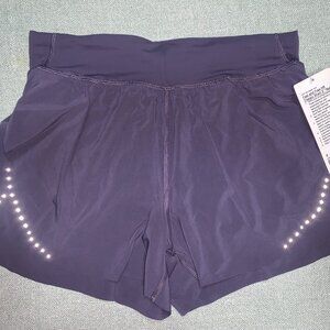 Lululemon Fast and Free Reflective High-Rise Classic-Fit Short 3" size 8…